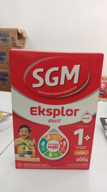 1 DUS ISI 21 SGM EKSPLOR 1+ PRO-GRESSMAXX SUSU PERTUMBUHAN MADU BOX 400g