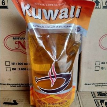 Kuwali 1 Liter Dus | KUWALI MINYAK GORENG SAWIT (REFILL) PCH 1000mL (1 Dus / 1 Karton isi 12)