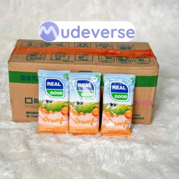 REAL GOOD SUSU UHT MILK 50 ML JERUK ( 1 Dus / 1 Karton isi 60)
