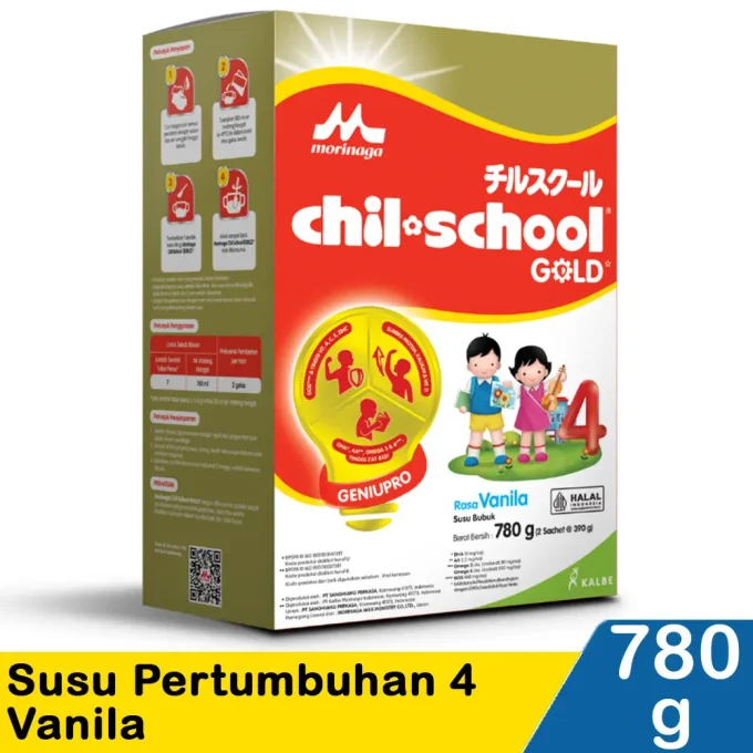 MORINAGA SCHOOL SUSU PERTUMBUHAN 4 VANILLA BOX 780g