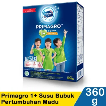 1 DUS ISI 24 FRISIAN FLAG 1+ SUSU BUBUK PERTUMBUHAN MADU BOX 360g