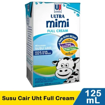 1 DUS ISI 40 ULTRA MIMI SUSU CAIR UHT FULL CREAM TPK 125mL