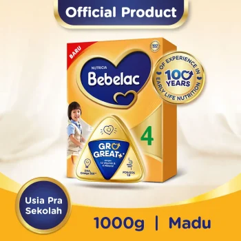 BEBELAC 4 SUSU PERTUMBUHAN HIQ-EQ MADU BOX 1000g