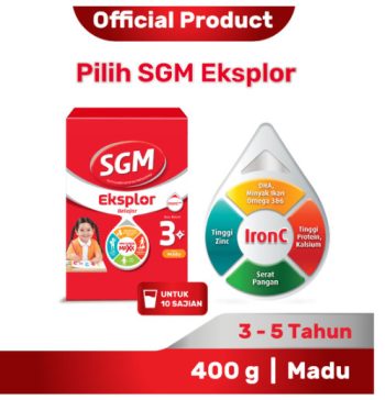 1 DUS ISI 21 SGM EKSPLOR 3+ PRO-GRESSMAXX SUSU PERTUMBUHAN MADU BOX 400g