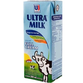 1 DUS ISI 24 ULTRA SUSU UHT STERIL SLIM PLAIN TPK 200mL