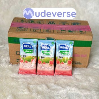 REAL GOOD SUSU UHT MILK 50 ML JAMBU ( 1 Dus / 1 Karton isi 60)