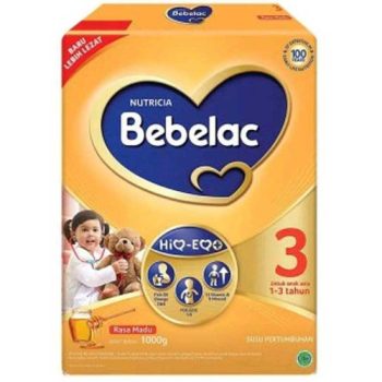 DUS ISI 10 BEBELAC 3 SUSU PERTUMBUHAN MADU BOX 1000g