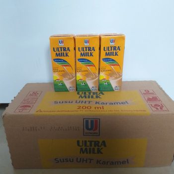 1 DUS ISI 24 ULTRA SUSU UHT STERIL SLIM KARAMEL TPK 200mL