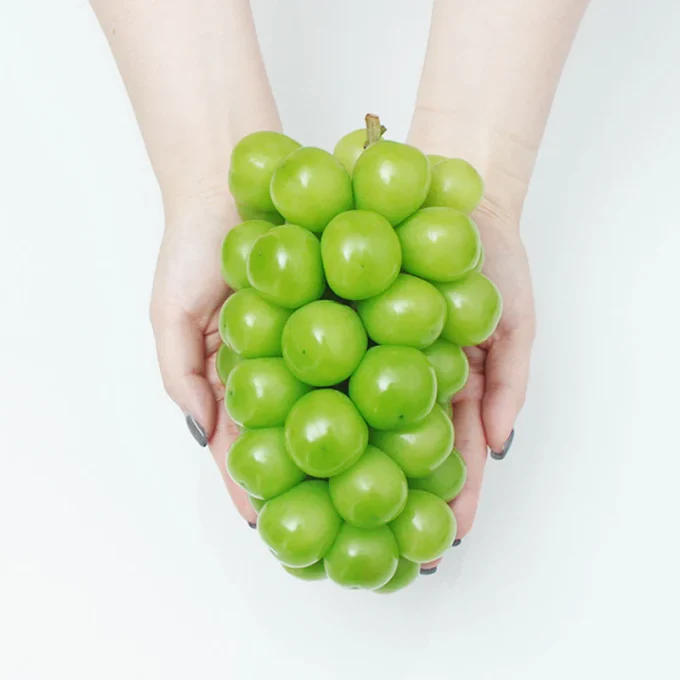 Buah Anggur Hijau Shinemuscat Segar 1 pack