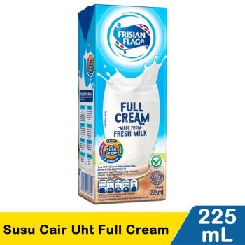 1 DUS ISI 36 FRISIAN FLAG SUSU CAIR UHT FULL CREAM TPK 225mL