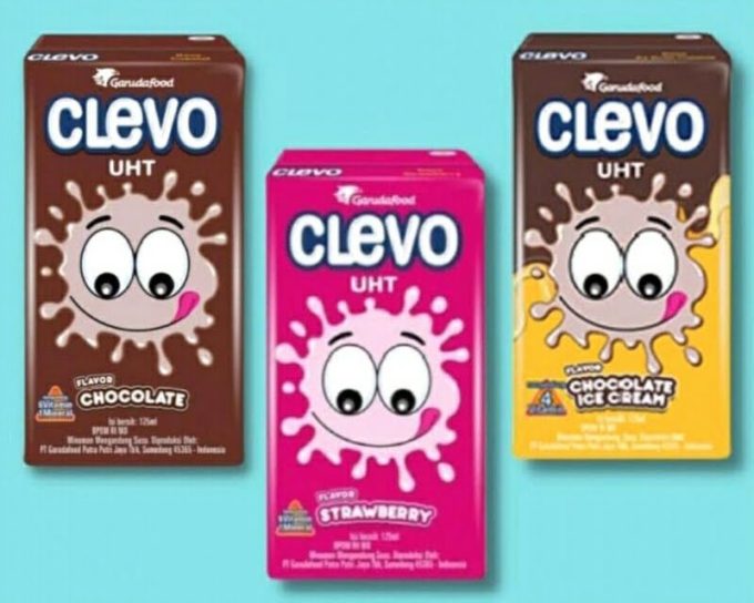 1 KARTON ISI 40 CLEVO MINUMAN SUSU CHOCOLATE TPK 115mL