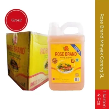 ROSE BRAND MINYAK GORENG DRG 5L (1 KARTON ISI 4)