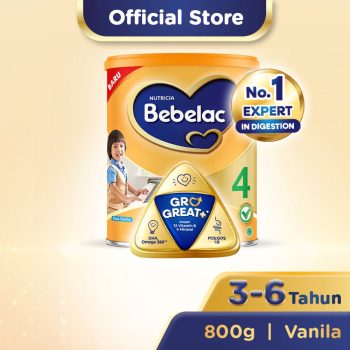 BEBELAC 4 SUSU PERTUMBUHAN FOS & GOS VANILLA KLG 800g