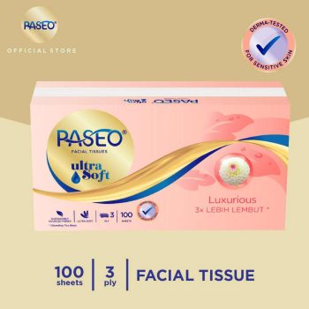 Paseo 100 sheets Ultra Soft Tisu Wajah / Facial Tissue
