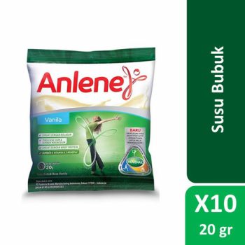 ANLENE SUSU BUBUK HI-CALSIUM VANILA RCG 10x20g