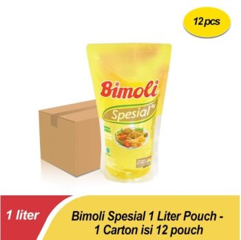 BIMOLI MINYAK GORENG SPECIAL REFILL PCH 1000mL (1 Dus / 1 Karton isi 12)