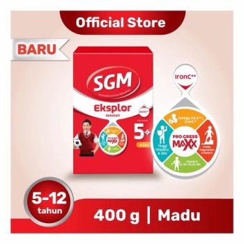 1 DUS ISI 21 SGM EKSPLOR 5+ PRO-GRESSMAXX SUSU PERTUMBUHAN MADU BOX 400g