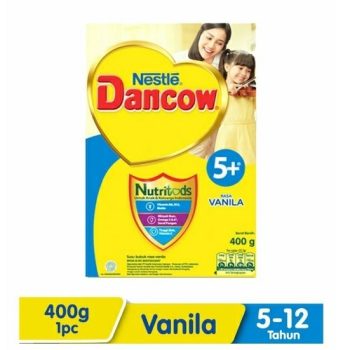 1 DUS ISI 24 DANCOW 5+ SUSU BUBUK PRTCTS PROBIO VANILA BOX 400g