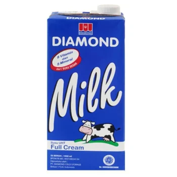 1 DUS ISI 12 DIAMOND SUSU UHT FULL CREAM TPK 1000mL