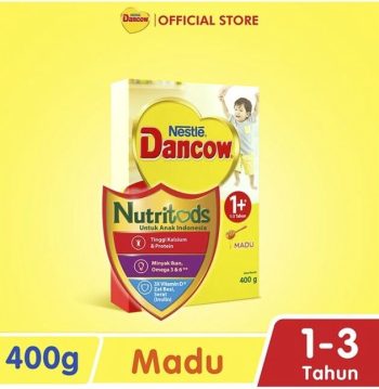 1 DUS ISI 24 DANCOW 1+ SUSU BUBUK PRTCTS PROBIO MADU BOX 400g