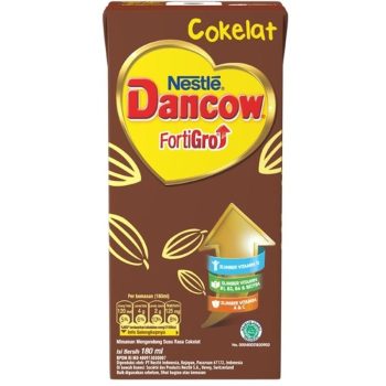 1 DUS 36 DANCOW SUSU CAIR UHT FORTIGRO COKLAT TPK 180mL