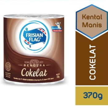 1 DUS ISI 48 FRISIAN FLAG SUSU KENTAL MANIS COKLAT KLG 370g