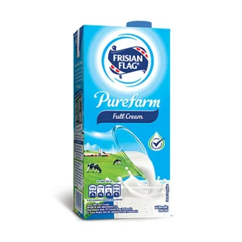 1 DUS ISI 12 FRISIAN FLAG SUSU CAIR UHT FULL CREAM TPK 946mL