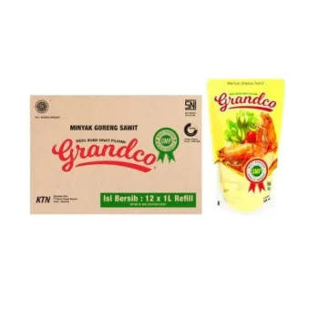 GRANDCO MINYAK GORENG REFILL PCH 1000mL (1 Dus / 1 Karton isi 12)
