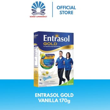 ENTRASOL GOLD SUSU BUBUK VANILA BOX 170g