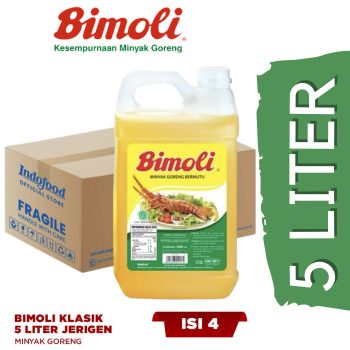 BIMOLI MINYAK GORENG DRG 5000mL (1 Dus isi 4)
