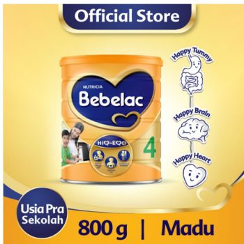 BEBELAC 4 SUSU PERTUMBUHAN FOS & GOS MADU KLG 800g