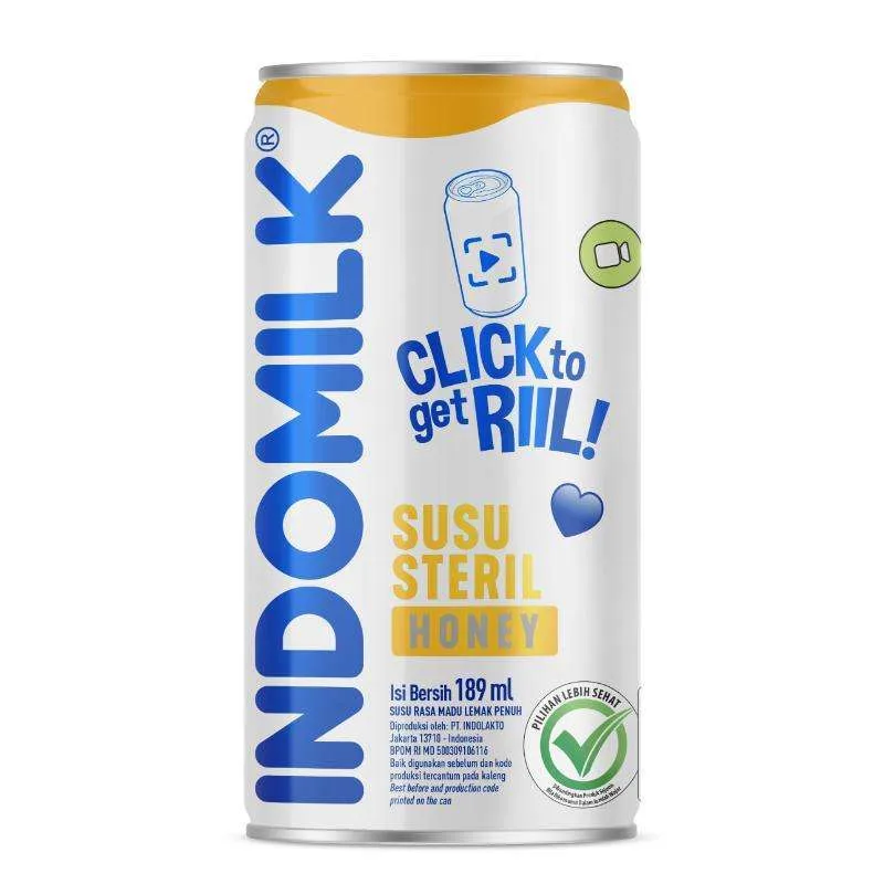 INDOMILK SUSU STERIL HONEY KLG 189mL