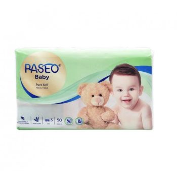 Paseo Baby 50 sheets Pure Soft Tisu Bayi / Baby Tissue