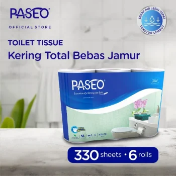 Tisu Paseo Toilet 6 Roll 330 Sheets Paseo 330s Toilet 1pack Isi 6roll
