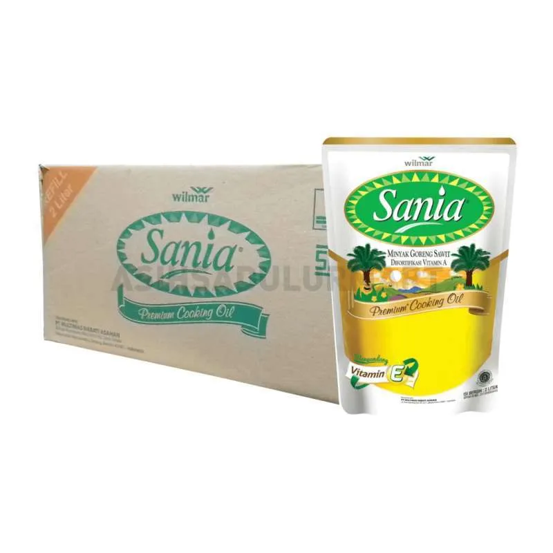 SANIA MINYAK GORENG REFILL PCH 2000mL Dus (1 Karton isi 6)