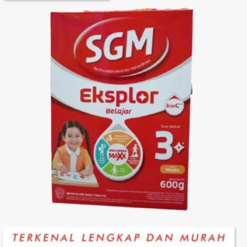 1 DUS ISI 12 SGM EKSPLOR 3+ PRO-GRESSMAXX SUSU PERTUMBUHAN MADU BOX 600g