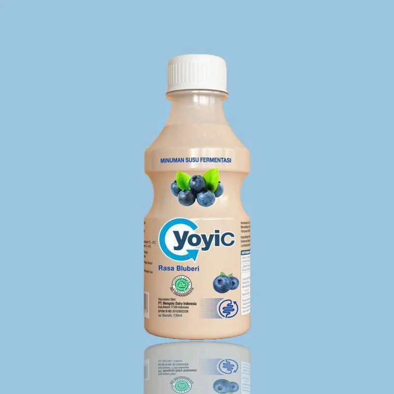 YOYIC MINUMAN SUSU FERMENTASI BLUEBERRY BTL 130mL
