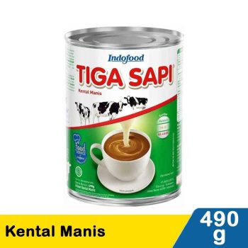 1 DUS ISI 48 TIGA SAPI KREMER KENTAL MANIS KLG 490g