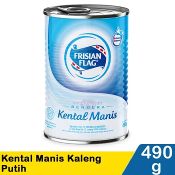 1 DUS ISI 48 FRISIAN FLAG KENTAL MANIS PUTIH KLG 490g