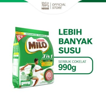 1 DUS ISI 12 MILO HEALTY DRINK 3 IN 1 ACTIV-GO PCK 990g