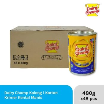 1 DUS ISI 48 DAIRY CHAMP KRIMER KENTAL MANIS PUTIH KLG 480g