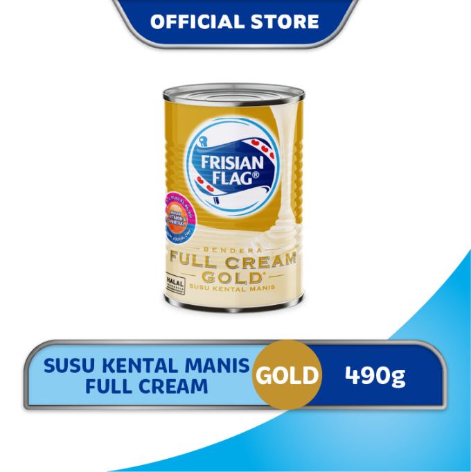 1 KARTON ISI 48 FRISIAN FLAG GOLD SUSU KENTAL MANIS KLG 490g
