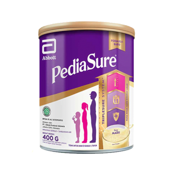 1 DUS ISI 24 PEDIASURE TRIPLESURE MADU KLG 400g