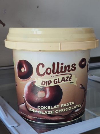Cokelat Collins Dip Glaze 1kg Topping Donut