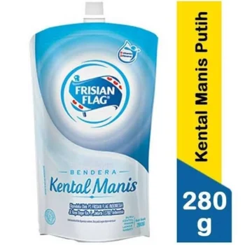 1 DUS ISI 24 FRISIAN FLAG KENTAL MANIS PUTIH PCH 280g