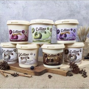 Collins Glaze DONAT REPACK 250 Gram 1 PCS/RASA | Dip Glaze Dipping Glaze Topping Donat