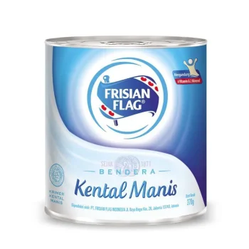 1 DUS ISI 48 FRISIAN FLAG KENTAL MANIS PUTIH KLG 370g