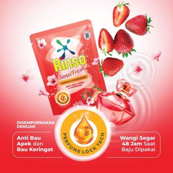 Rinso Sensi Fresh Korean Strawberry Anti Bau Apek dan Keringat 360 ml Pouch