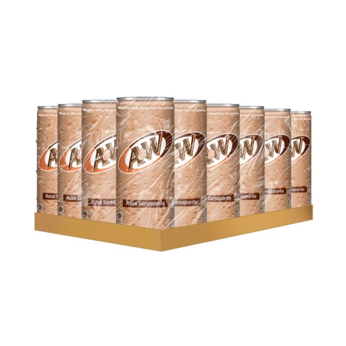 A&W Sarsaparila Can Dus 250ml 24pcs