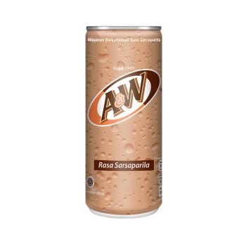 A&W Sarsaparila Minuman Soda Can 250ml